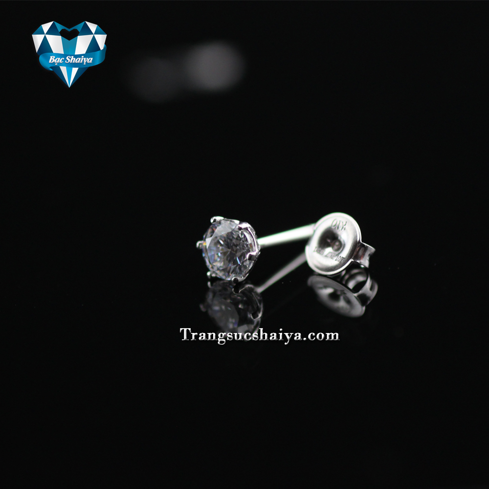 Khuyên tai nam Bạc Shaiya KN 59