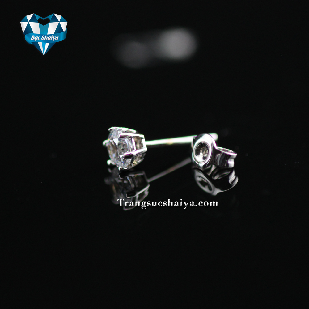 Khuyên tai nam Bạc Shaiya KN 60