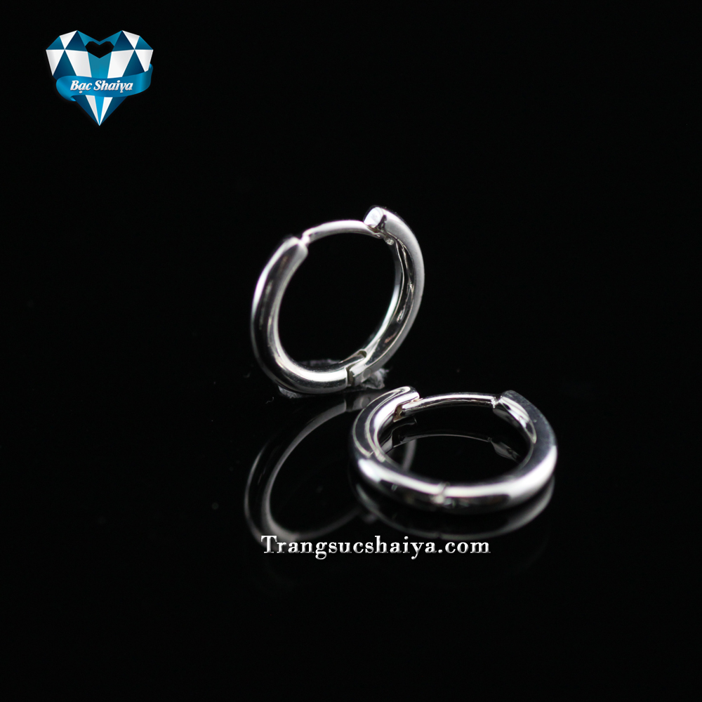 Khuyên tai nam Bạc Shaiya KN 65