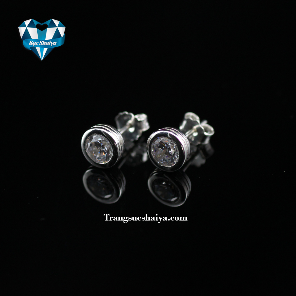 Khuyên tai nam Bạc Shaiya KN 35
