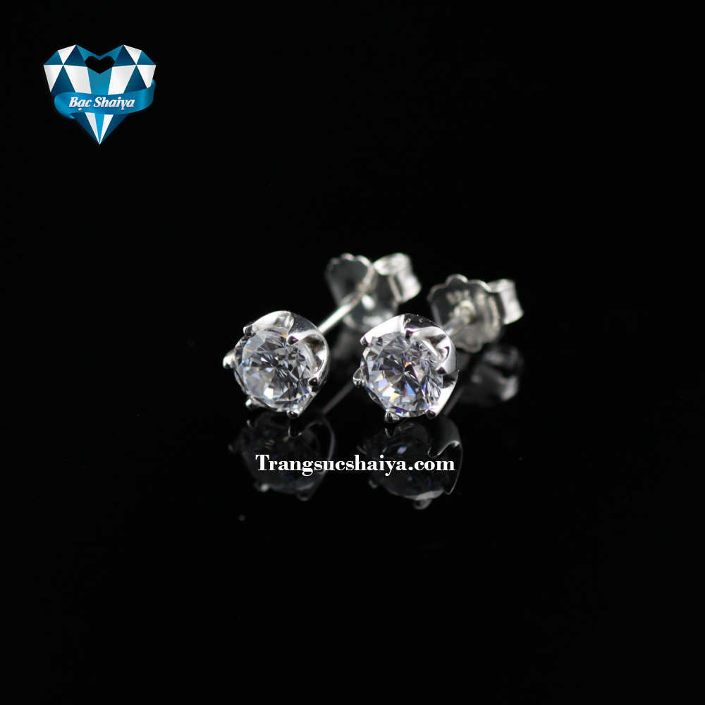 Khuyên tai nam Bạc Shaiya KN 42