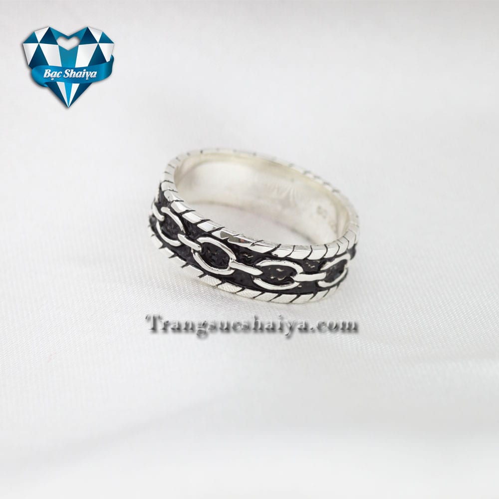 Nhẫn Nam Bạc Shaiya RS 27