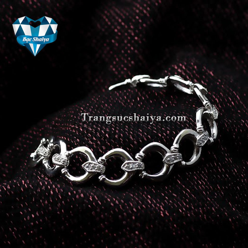 Lắc tay nữ Bạc Shaiya LT 04