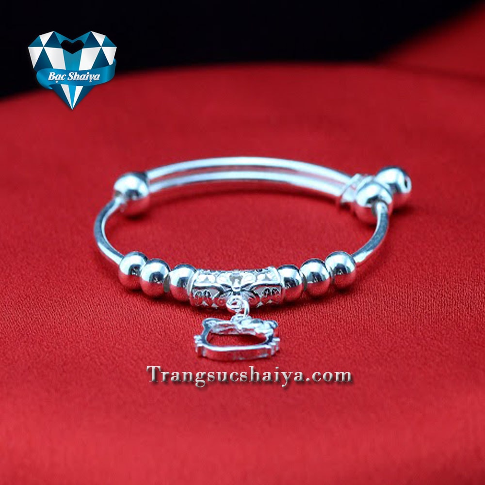 Vòng trẻ em Bạc Shaiya VE 02
