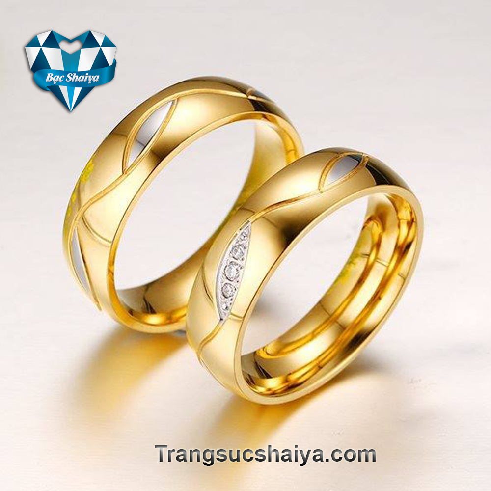 NHẪN CƯỚI VÀNG 14K - 18K NSV 02 NHẪN CƯỚI VÀNG 14K - 18K NSV 02