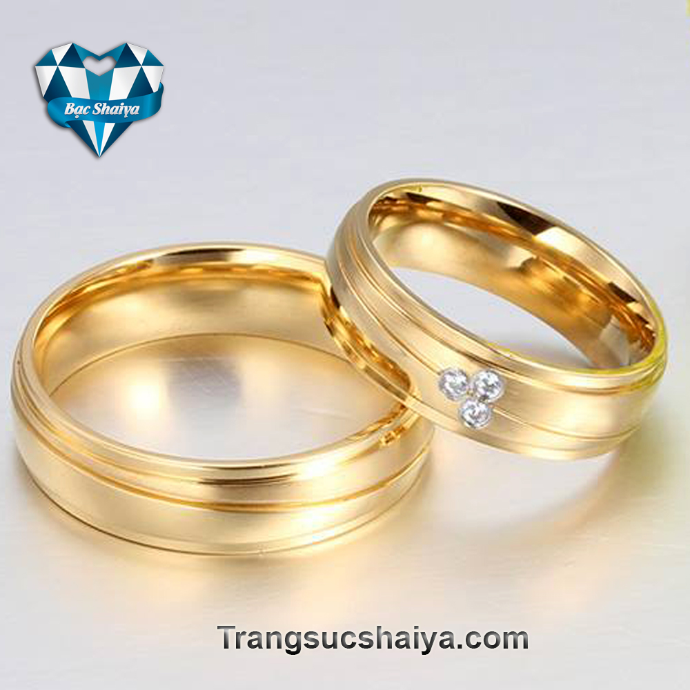 NHẪN CƯỚI VÀNG 14K - 18K NSV 04 NHẪN CƯỚI VÀNG 14K - 18K NSV 04
