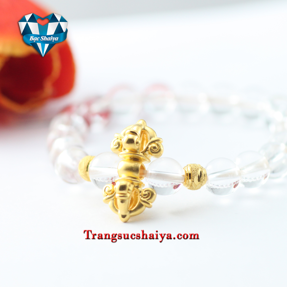 VÒNG CHARM VÀNG 24K VG 10