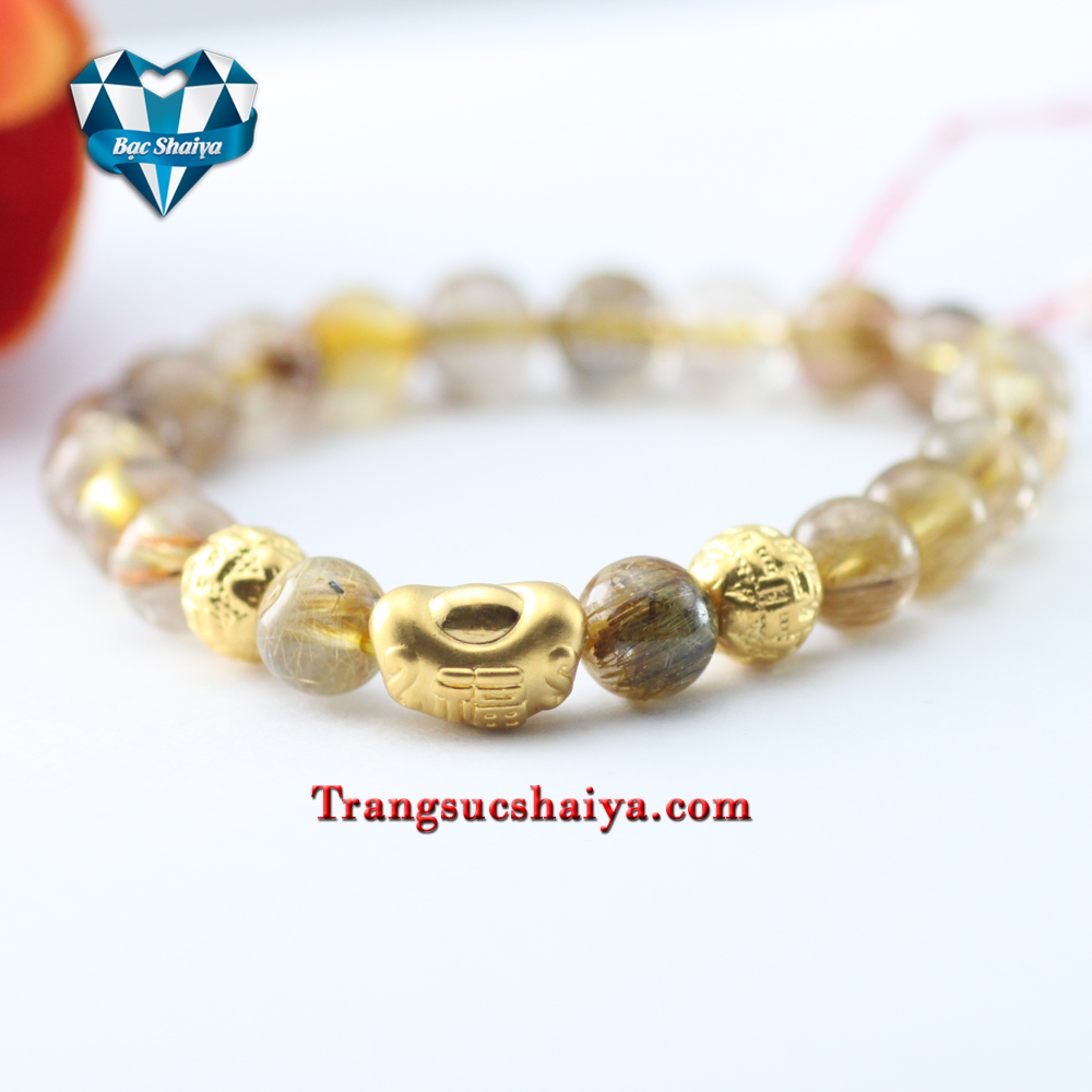 VÒNG CHARM VÀNG 24K VG 15