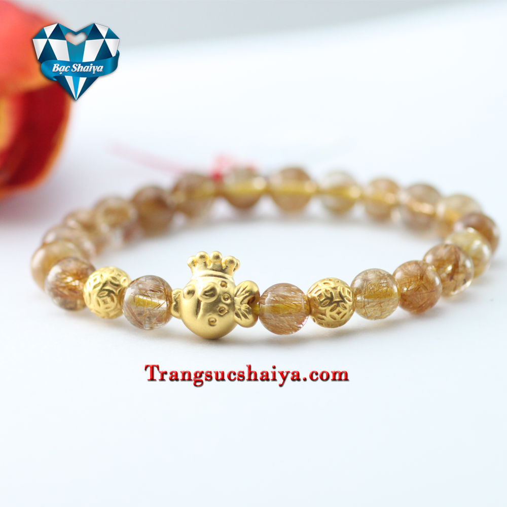 VÒNG CHARM VÀNG 24K VG 17